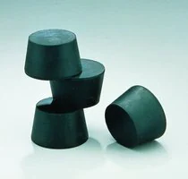 Merck Large laboratory assortment of black-rubber stoppers