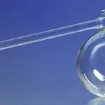Merck Pyrex Church distilling flask