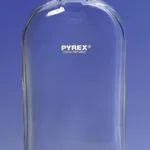 Merck Pyrex Roux culture bottle with offset neck