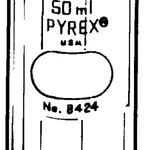 Merck Pyrex round-bottom centrifuge tube
