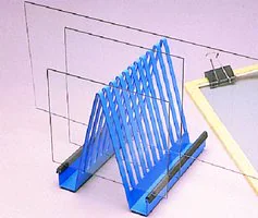 Merck Scienceware electrophoresis plate rack, coated steel
