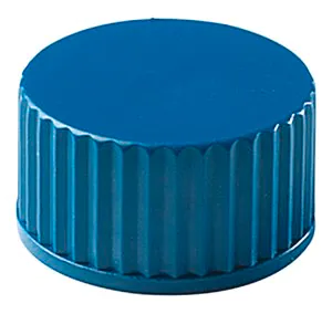 Merck Screw caps, 5/10 mL, blue