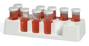 Merck Scienceware vial, bottle, and tube rack