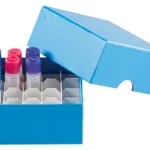 Merck True North cardboard cyrogenic vial storage box