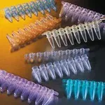 Merck Corning Thermowell PCR 8 well strip tubes with caps