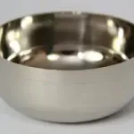 Merck Platinum dish, with reinforced rim