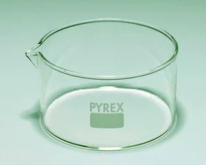 Merck Pyrex Crystallizing dish, flat bottom with spout