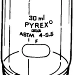 Merck Pyrex Gooch crucible, high form, with fritted disc