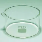 Merck Pyrex Crystallizing dish, flat bottom with spout