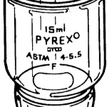 Merck Pyrex Gooch crucible, low form, with fritted disc