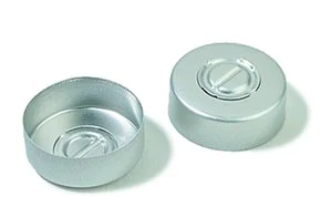 Merck Aluminum crimp seal (without septum), silver aluminum