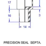Merck Precision Seal rubber septa