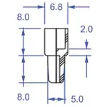 Merck Precision Seal rubber septa