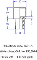 Merck Precision Seal rubber septa