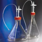Merck Corning closed system Erlenmeyer flask