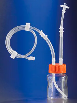 Merck Corning closed system bottle