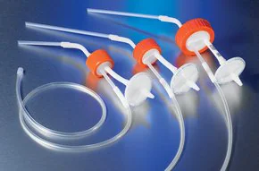 Merck Corning disposable Aseptic Transfer caps for plastic Erlenmeyer cell culture flasks