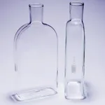 Merck Pyrex Roux culture flask, off-set neck
