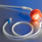 Merck Corning disposable aseptic transfer caps for GL45 plastic spinner flasks