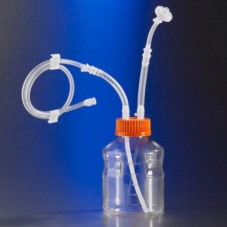 Merck Corning closed system bottle