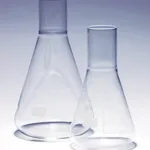 Merck Pyrex Culture flask, narrow mouth, rimless