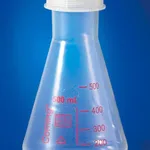 Merck Corning narrow mouth Erlenmeyer flask, reusable