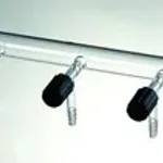 Merck Synthware vacuum manifold with high vacuum valves