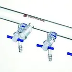 Merck Synthware nitrogen/argon line manifold with PTFE stopcocks