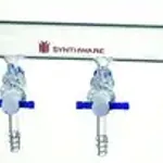 Merck Synthware vacuum manifold with PTFE stopcocks