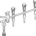 Merck Ace vacuum manifold with Firestone valve