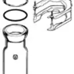 Merck Aldrich large capacity fritted filter funnel