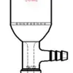 Merck Synthware filter funnel with perforated plate