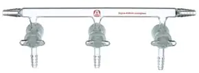 Merck Aldrich single bank manifold with glass stopcocks