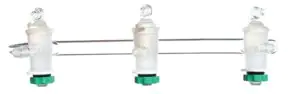 Merck Aldrich single bank manifold with 1 hose connection and 1 closed end
