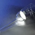 Merck Pyrex Buchner funnel with fritted disc