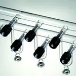 Merck Synthware double vacuum manifold with high vacuum valves and #15 o-ring joints
