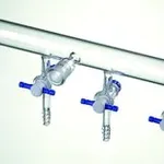 Merck Synthware nitrogen/argon line manifold with PTFE stopcocks
