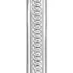 Merck Ace double-jacketed coiled condenser with Ace-Thred hose connections