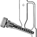 Merck Ace powder dispensing funnel