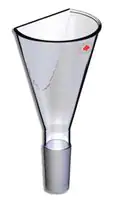 Merck Ace powder funnel with flat side