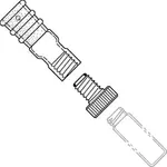Merck Ace Rotary Evaporator Vial Adapter Kit