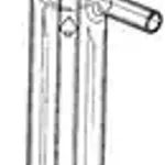 Merck Ace vacuum trap with threaded nylon bushing