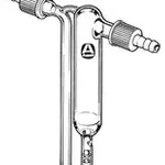 Merck Aldrich check-valve bubbler with SafetyBarb hose connectors