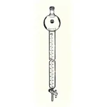 Merck Aldrich calibrated chromatography column with solvent reservoir