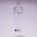 Merck Pyrex Separating funnel, conical, PTFE key