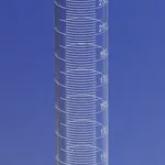 Merck Pyrex graduated cylinders with Pyrex stopper