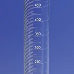 Merck Pyrex serialized/certified graduated cylinder with Pyrex stopper