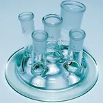Merck Quickfit flat flange lids for reaction flasks