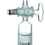 Merck Synthware 90 degree vacuum adapter with glass stopcock