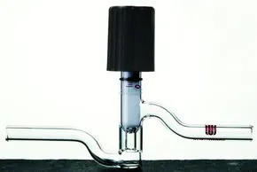 Merck Synthware 180 degree high vacuum valve with protected o-rings
